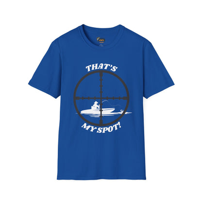 Boat Fishing Graphic Tee "That's My Spot!" | Jim's Fishing Apparel